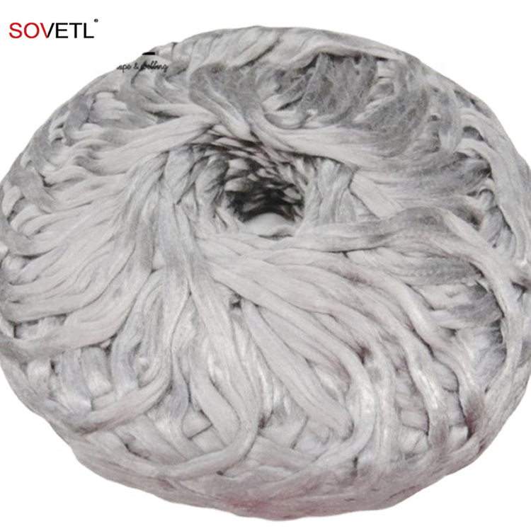 E-textile Conductive 6 Micron 316L Steel Metal Raw Silk Fiber For Spinning