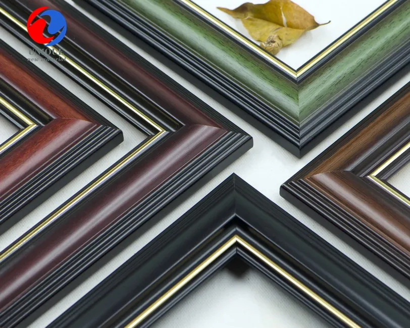 Custom Made Plain Color Hot Stamping Printing Foil For PS Picture Frame Moulding