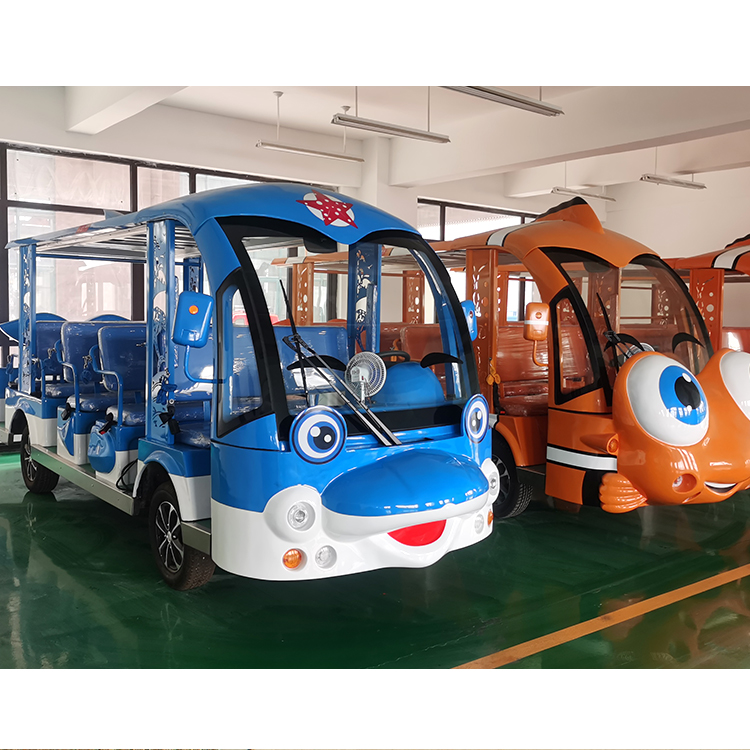 Wholesale Price Resort Tourist Car Electric Park Scenic Bus For Amusement Park
