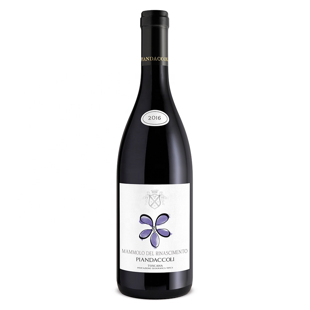italian high quality red wine mammolo piandaccoli toscana IGT for export