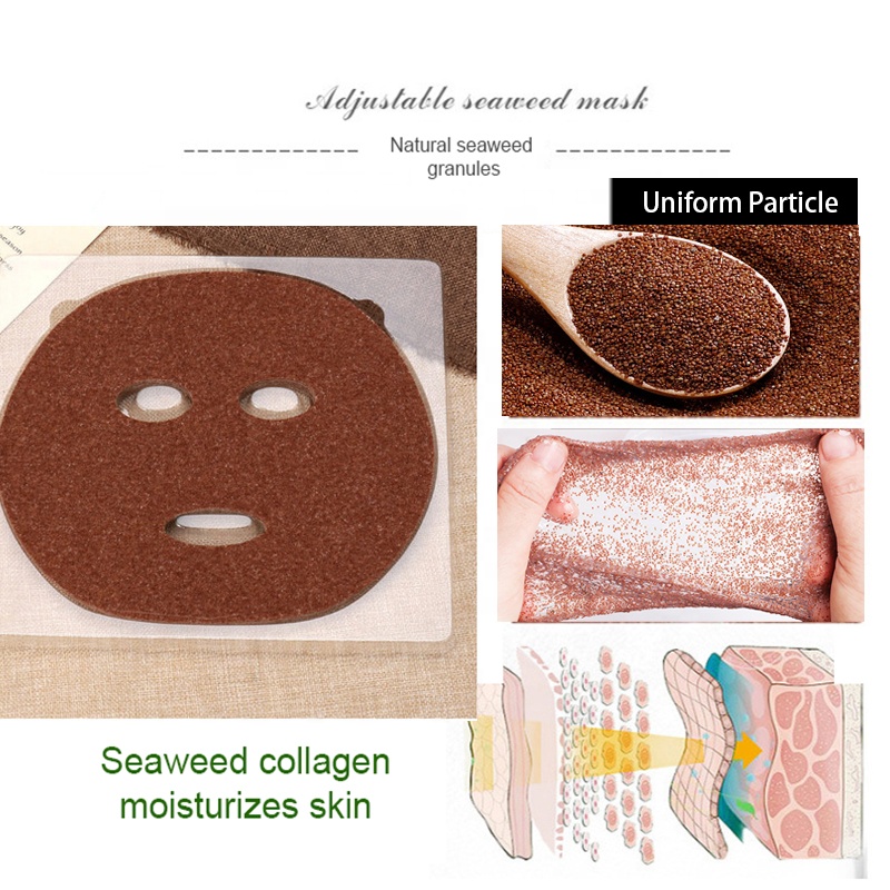 Anti Wrinkle Oil Control Hydrating peel Seaweed Alga White skin Facial for women face care