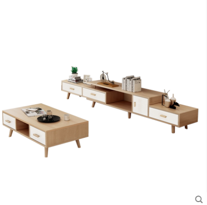 Rib Nordic scalable tea table, TV ark assembly sitting room tea table store content ark small family furniture