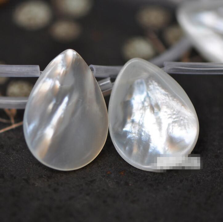 Queena капли воды shell бусины DIY натуральный бусины из галиотиса