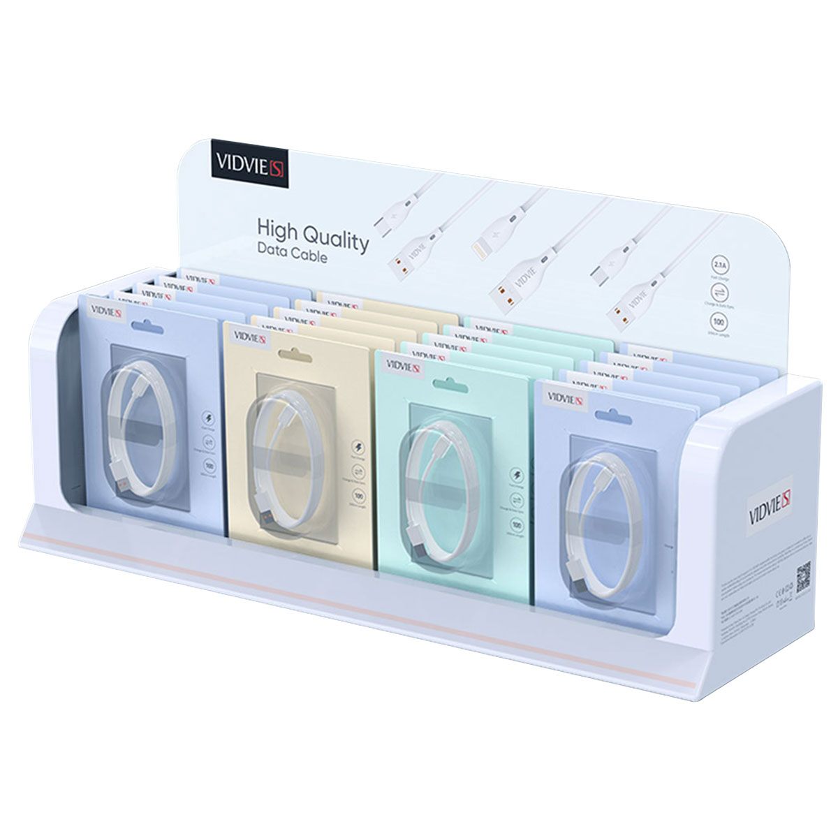 VIDVIE Newly Born 2.1A USB Mobile Data Cables Fast Charging Line Cable Set
