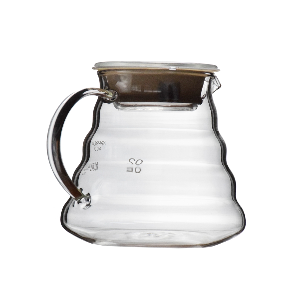 Q V shape Pour Over Glass Range Coffee Server 360ml 600ml 800ml Carafe Drip Coffee Pot coffee & tea sets