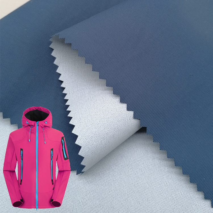 recycled nylon woven with pu coating waterproof and tear resistant fabric for coat and jacket