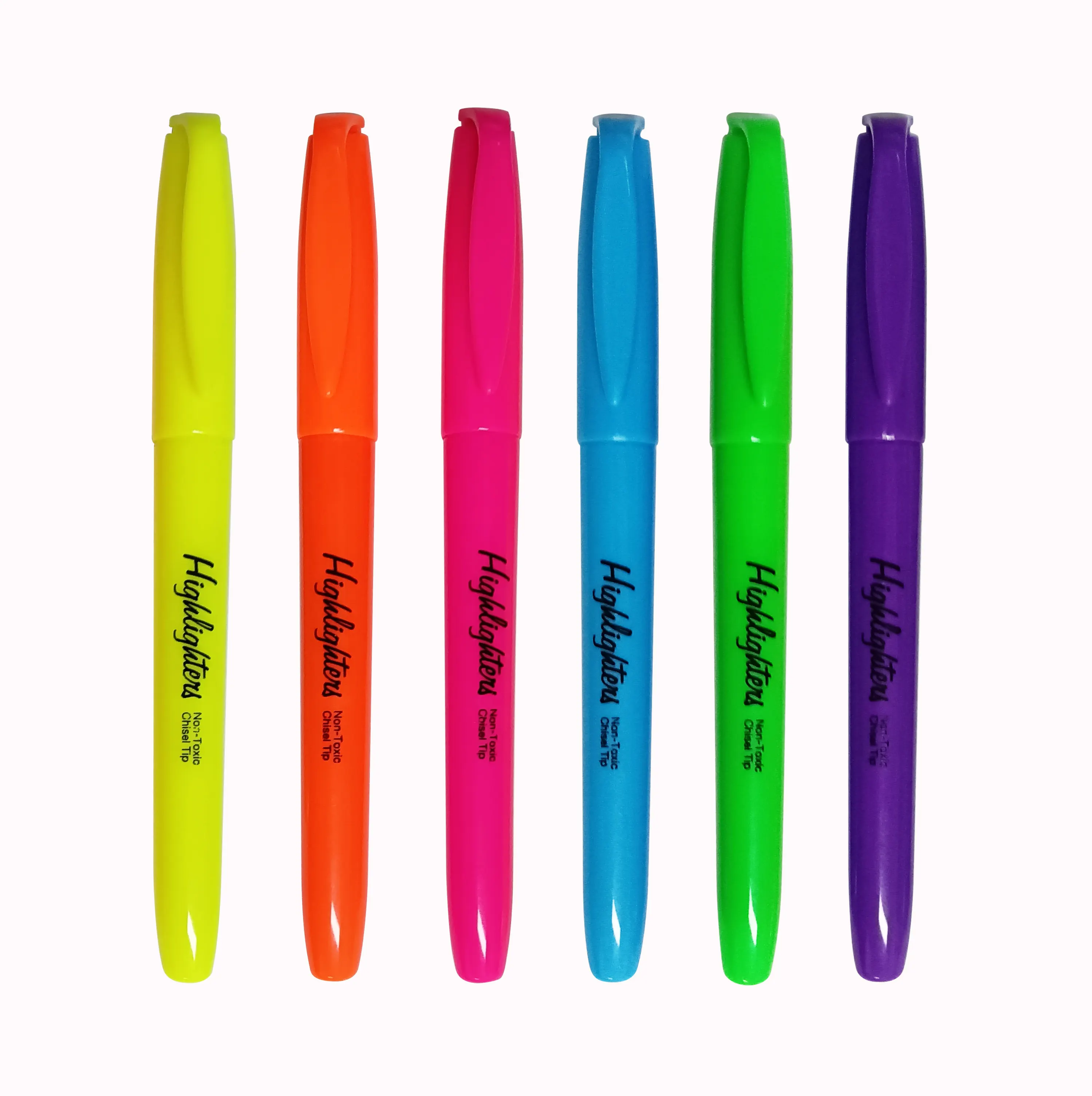 Custom Logo Highlighter Pen For Promotional Gift Office High Quality Multicolor Highlighter Pen marker