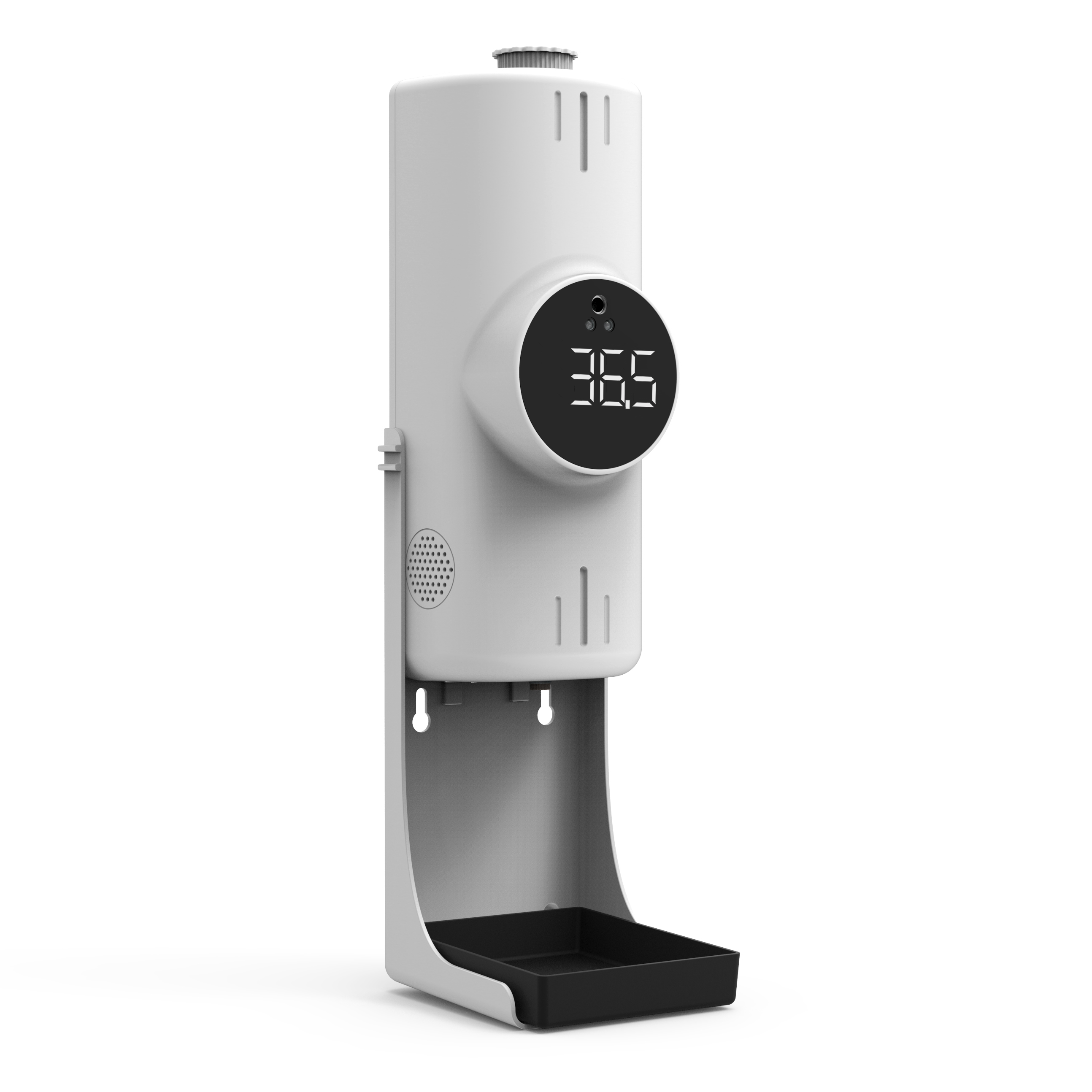 IR Ray Sensor 1100ML Automatic liquid Touchless hand soap Foaming dispenser with LCD temperature Measuring and Fever Alarm