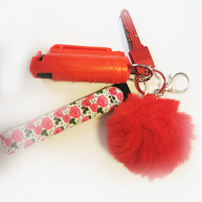 Key Chain Defence Girls Peper Kit Holder Protection Saftey Sets Selfdefense Self Defense Keychain Set With Pepper Spray