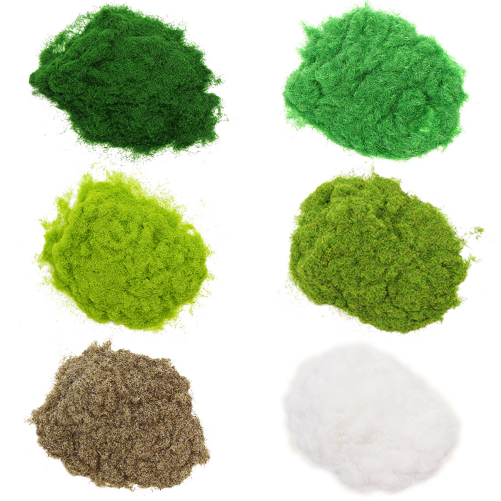 CFA5x Model Building Material Grass Powder Flock Adhesive Nylon 3mm Grass Powder