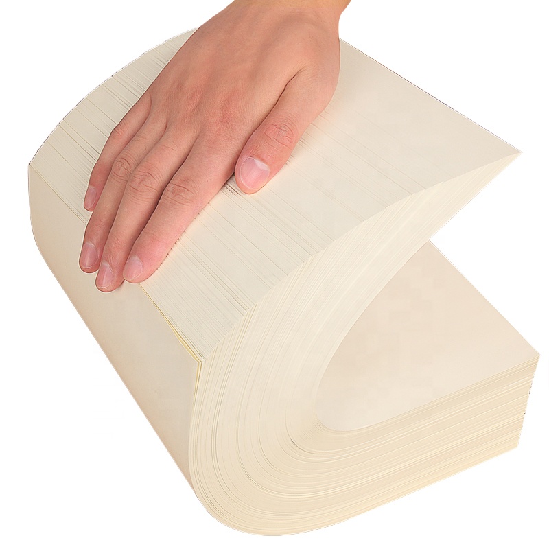 Inkjet Ivory paper A4 beige 120g A3 Eye Protection Paper 500 Sheets Laser Printing Light Yellow Offset Printing Paper Wholesale