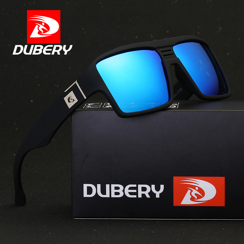 Солнцезащитные очки Dubery D729 для мужчин и женщин, зеркальные Поляризационные солнечные аксессуары в винтажной квадратной оправе, с ацетатной оправой, 2021
