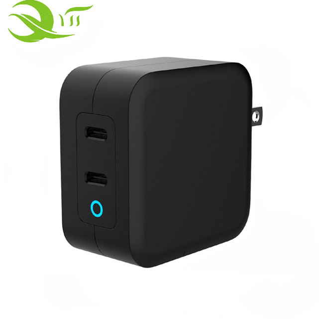 USB C зарядное устройство 100W зарядное устройство PD Ган технологии, зарядное устройство с двумя портами USB Type-C настенное зарядное устройство с лаборатории тестирования электроприборов, США (ETL/KC/PSE сертифицированные для ноутбуков и телефонов