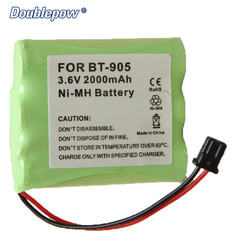 3,6 V 2000mah NiMH перезаряжаемый аккумулятор с разъемом