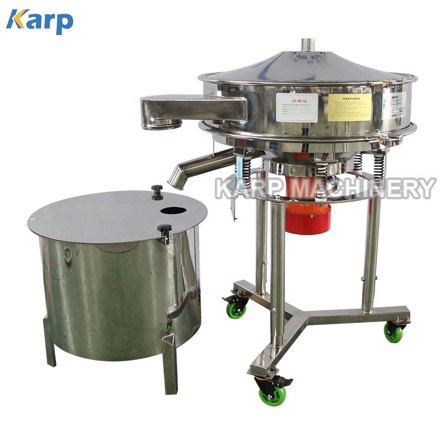 Food Juice Vibrating Sieve Machine Soya Bean Milk Vibrating Screen
