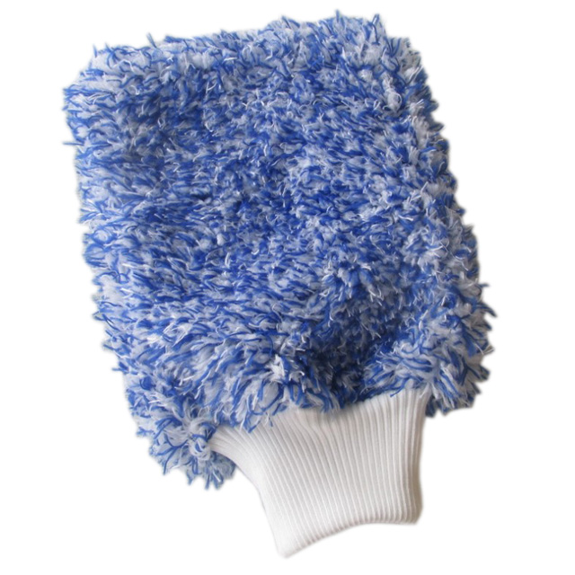 Wholesale pure microfiber cleaning mitt premium for washing