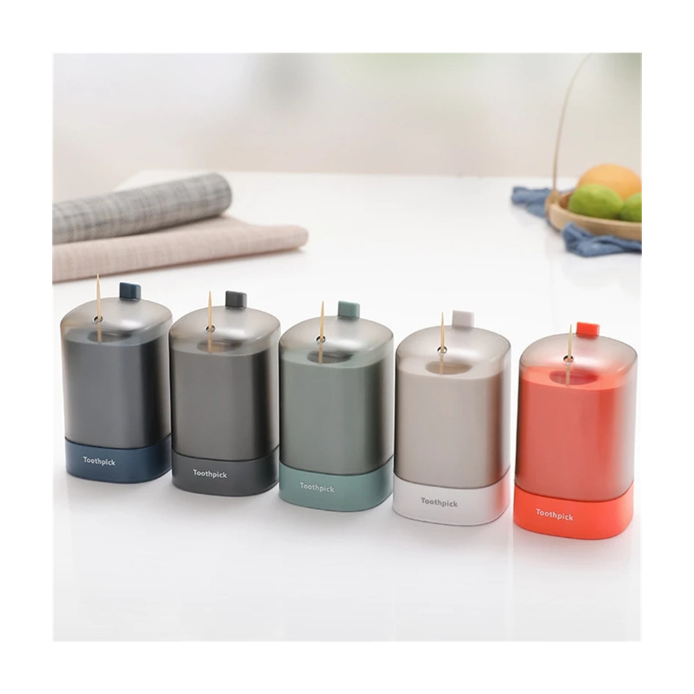 Automatic Type Toothpick Box Creative Living Room Household Plastic smart Toothpick Container