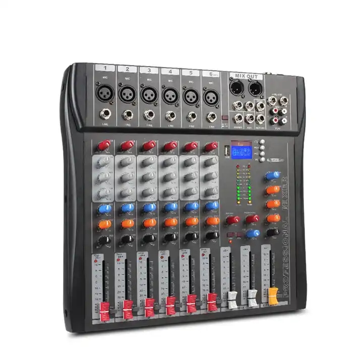 Новый CT6 6-канальный Digico синий зуб трансформатор микшер аудио лучшие наушники аудио микшер для динамика