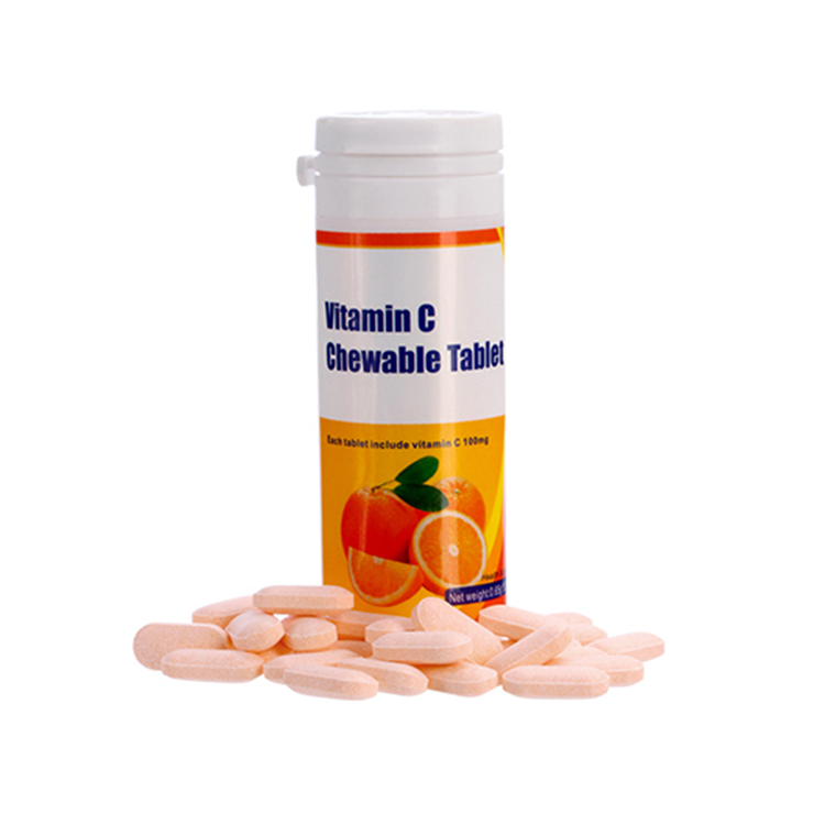 Производитель Effervescent Tablet с витамином C Chewable Tablet