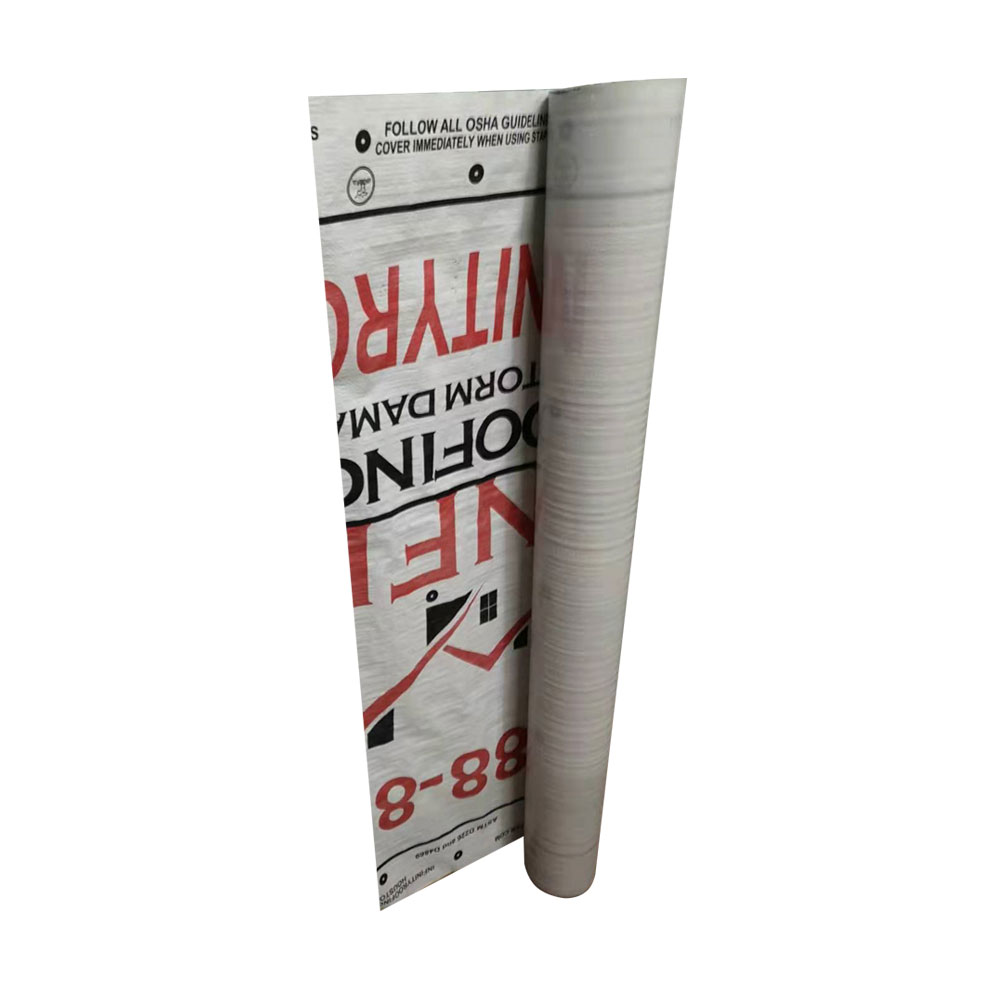 Customized synthetic roofing underlayment