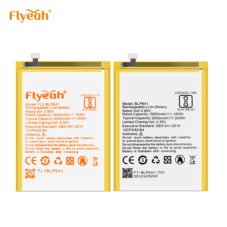 FLYEAH brand 2900mah directly real capacity standard mobile battery for Oppo BLP641 A71
