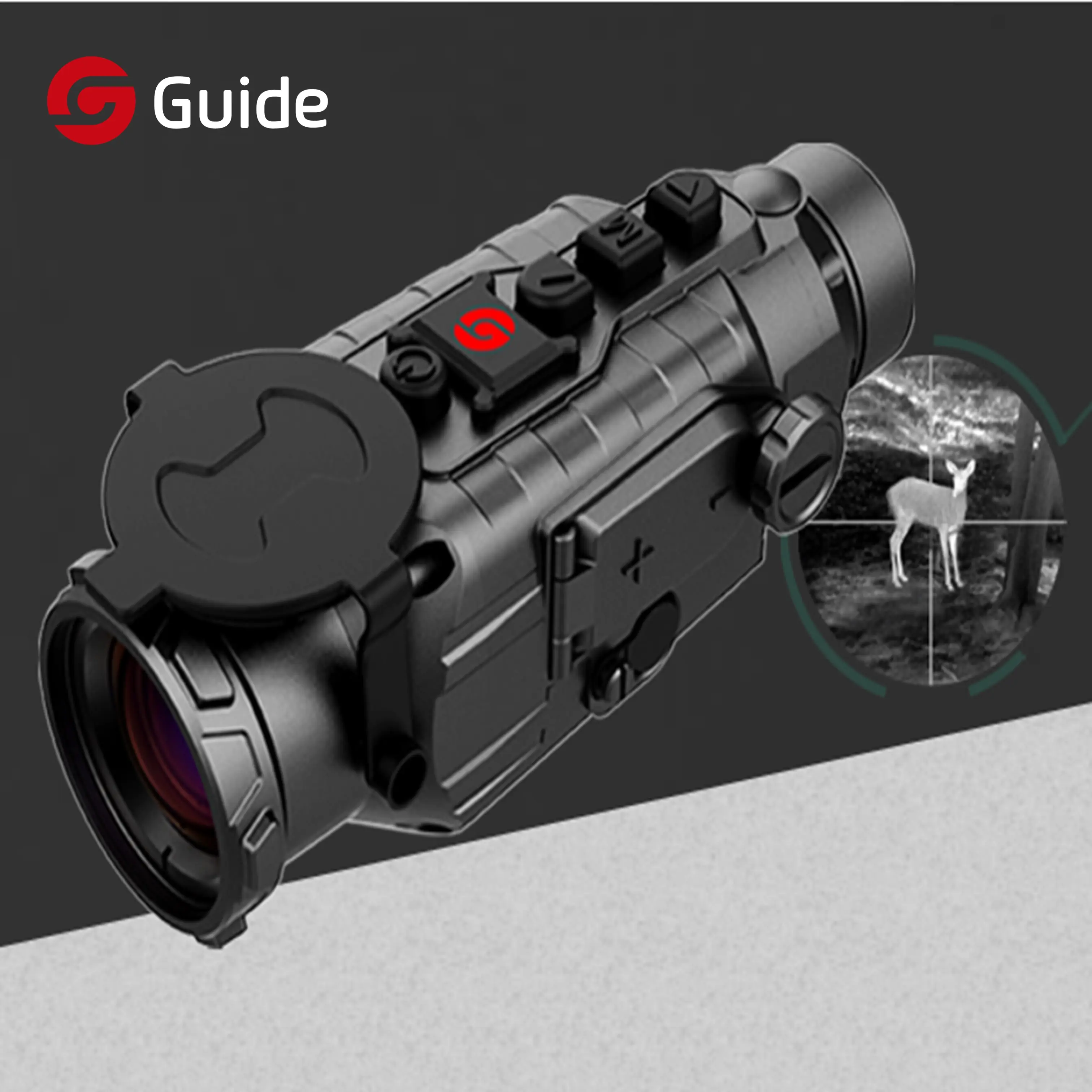 Hot Spot Tracking Long Range Thermal Clip On Scope Riflescope Attachment Thermal Clip On Riflescope Attachment Hunt For Weapon