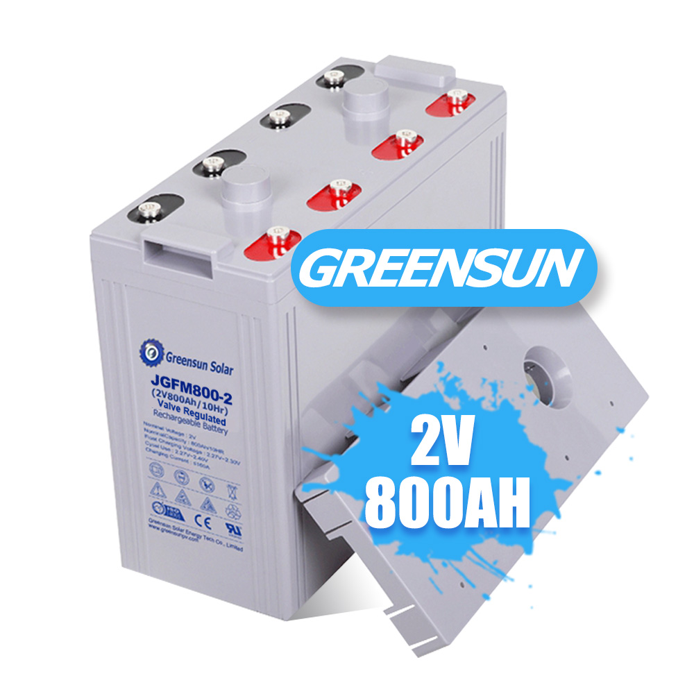 Батарея 2V 800ah батарея 1200 Ah 2V AGM GEL Battery Solar 2V