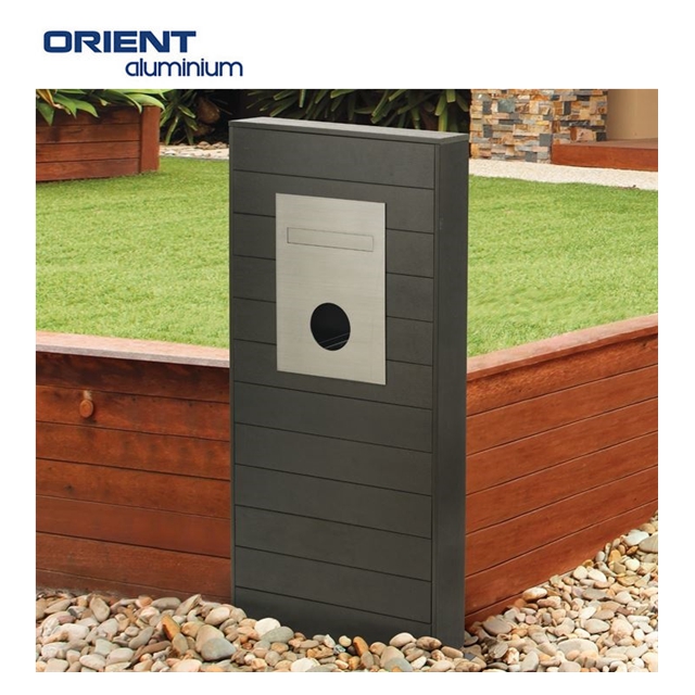 New Zealand design mounted outdoor metal rustic colored letter mailbox