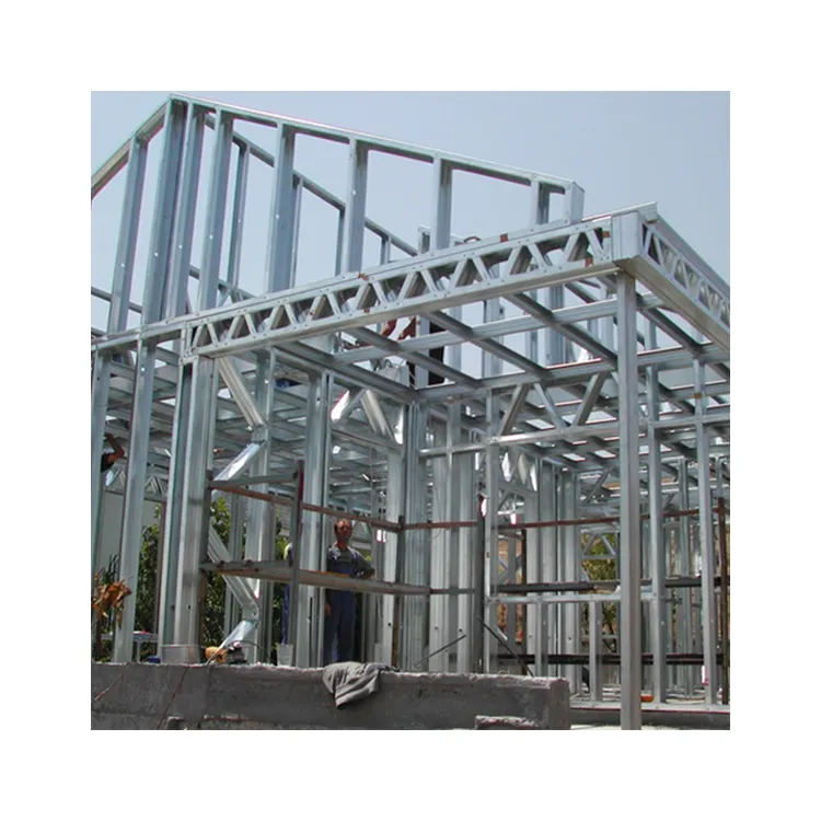 Economic fast installation prefab light steel thin-walled structure