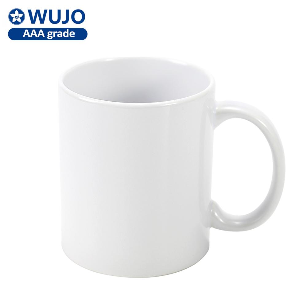WUJO 11oz AAA класс сублимации заготовки чашки современная керамическая кружка сублимационная кружка