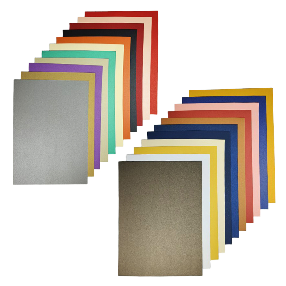High Quality Solid Color Pearl Paper 10 Sheets/Bag A4 Art Gift Packing Double-sided Pearlescent Cardstock For Invitation Cards