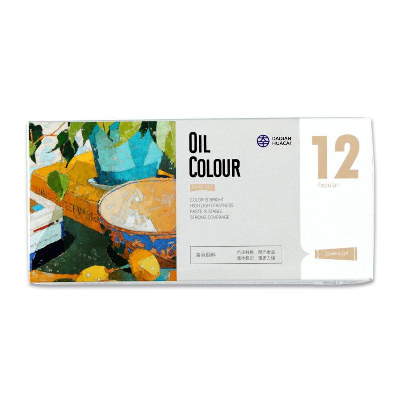 Factory supplier professional artist canvas rock painting painting set 12 colors 12ml paint set
