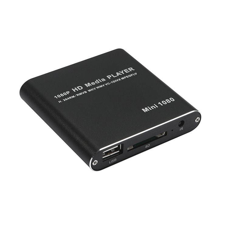 Лидер продаж, штепсельная вилка стандарта США, 1080P, HD медиаплеер, USB MMC карта, HDD плеер