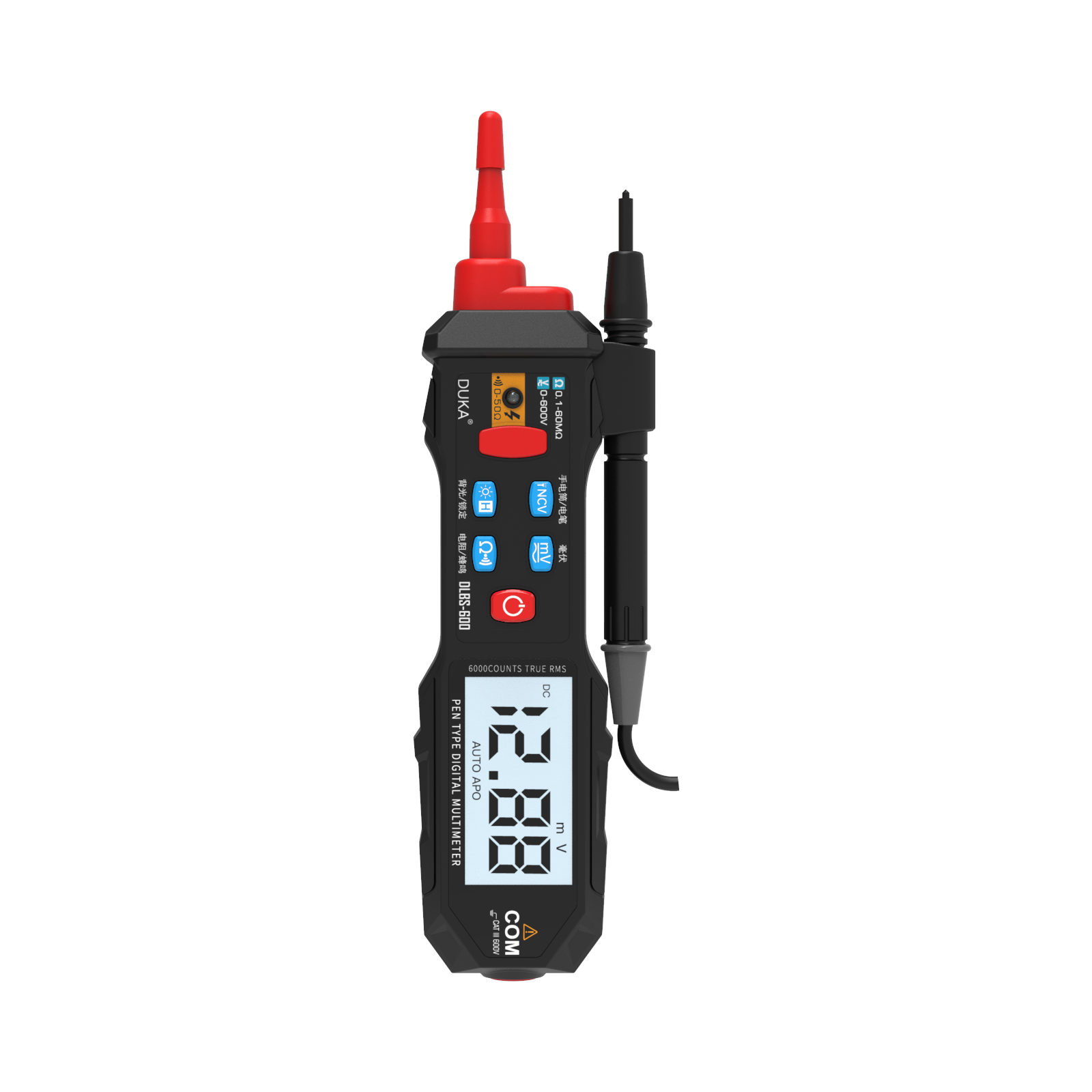 DUKA ATuMan Professional LED Display High Definition Digital Pen Type Multimeter