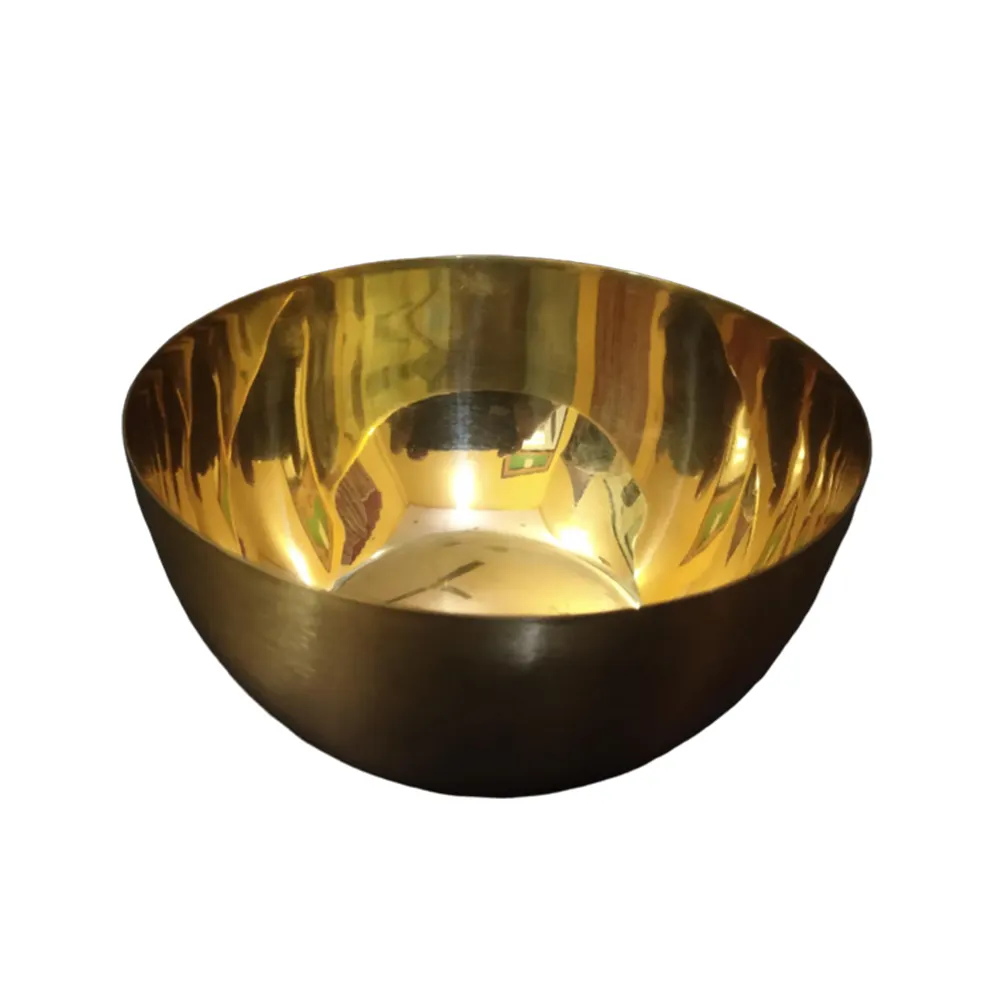 Brass Gold Polish Bowl