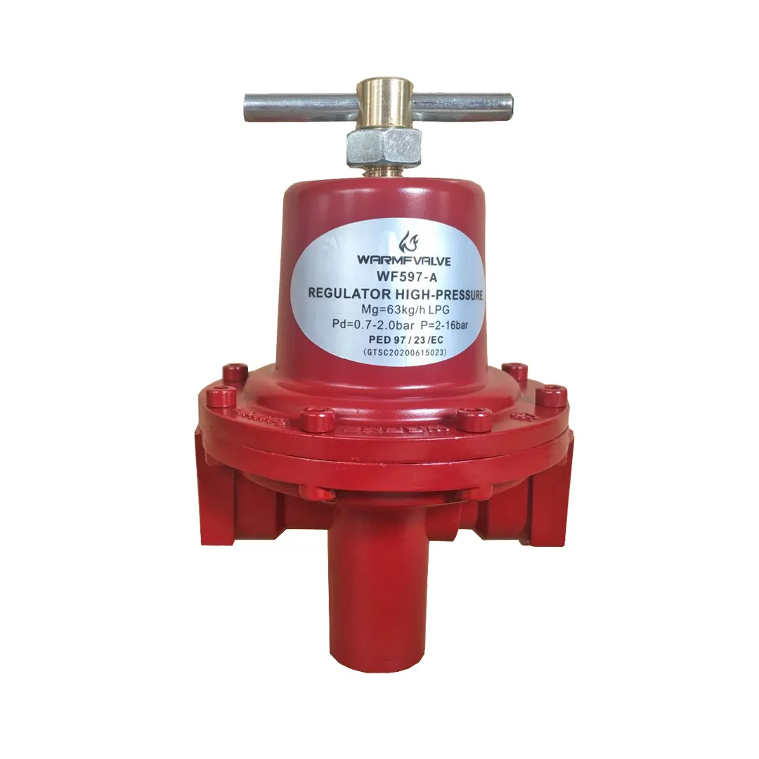 WF597-A high quality first stage gas high pressure reducing regulator and valve supplied in China