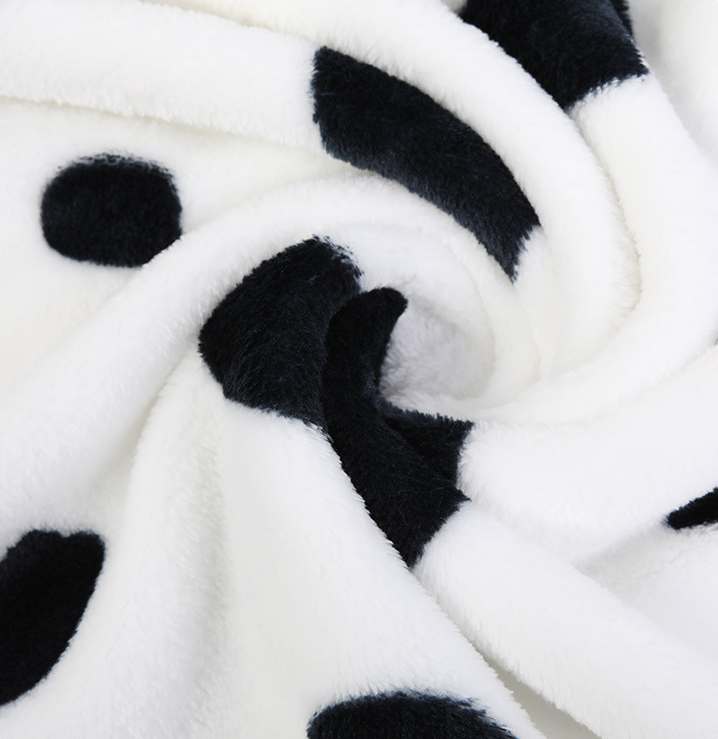 OEM Custom 100% polyester printed coral flannel plaid fleece fabric for baby blanket