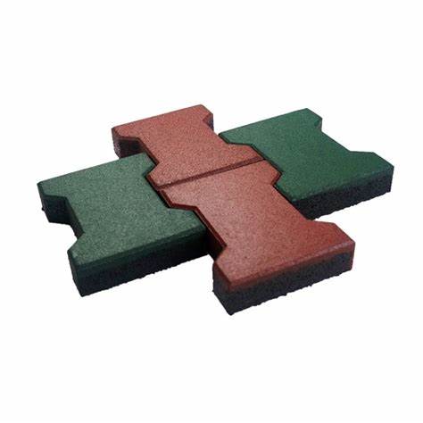 Wakeway rubber brick paver horse stable use 43mm rubber brick