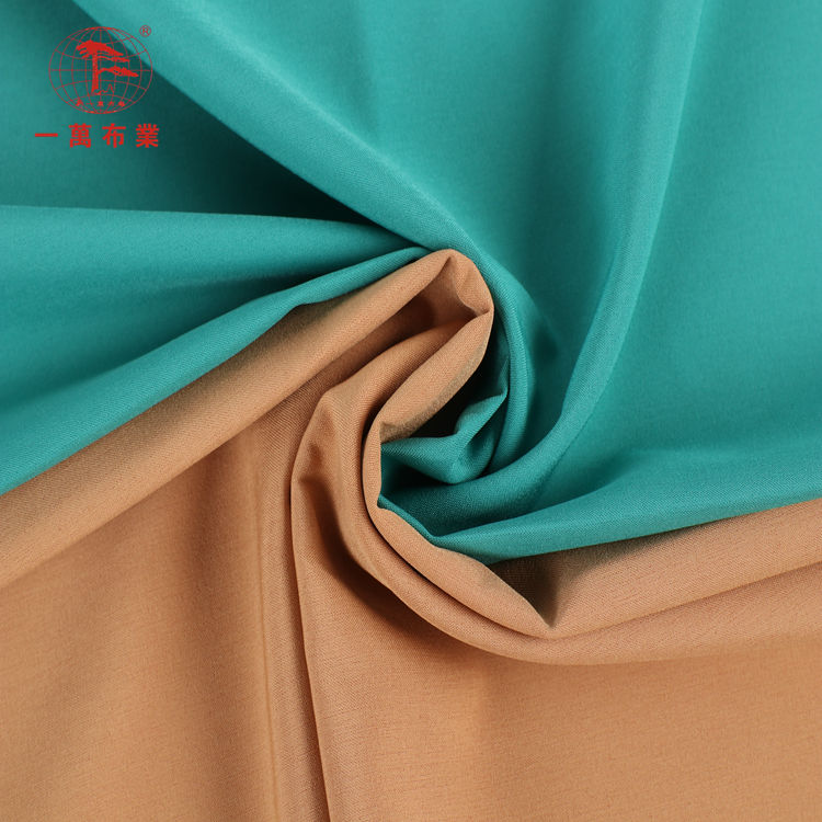 Top Process 97% Polyester 3% spandex chiffon crepe fabric plain fabric for frock