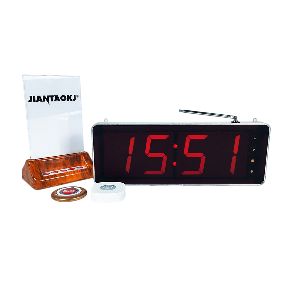 Long Range Wireless Restaurant Hospital Patient Pager Call Buttons Display Receiver Clinic Nursing Home Calling System