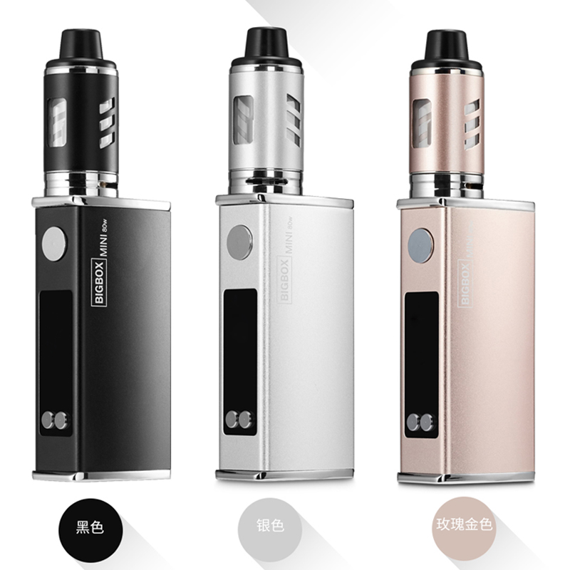 shenzhen factory 80W Box Mod LED Big Smoke Vaporizer with rechargeable 2200mah battery