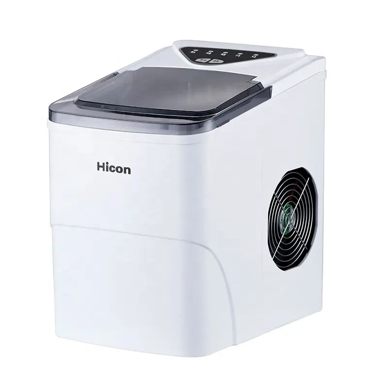 Hicon ice maker OEM/ODM wholesale portable small counter top ice maker 26lbs in 24hrs CB, CE, EMC, LFGB, RoHS