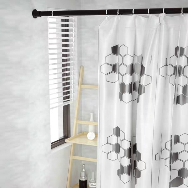 Eco-Friendly 1.1-1.6m Tube wall thickness 0.9mm Rust-resistant Telescopic Shower Curtain Rod