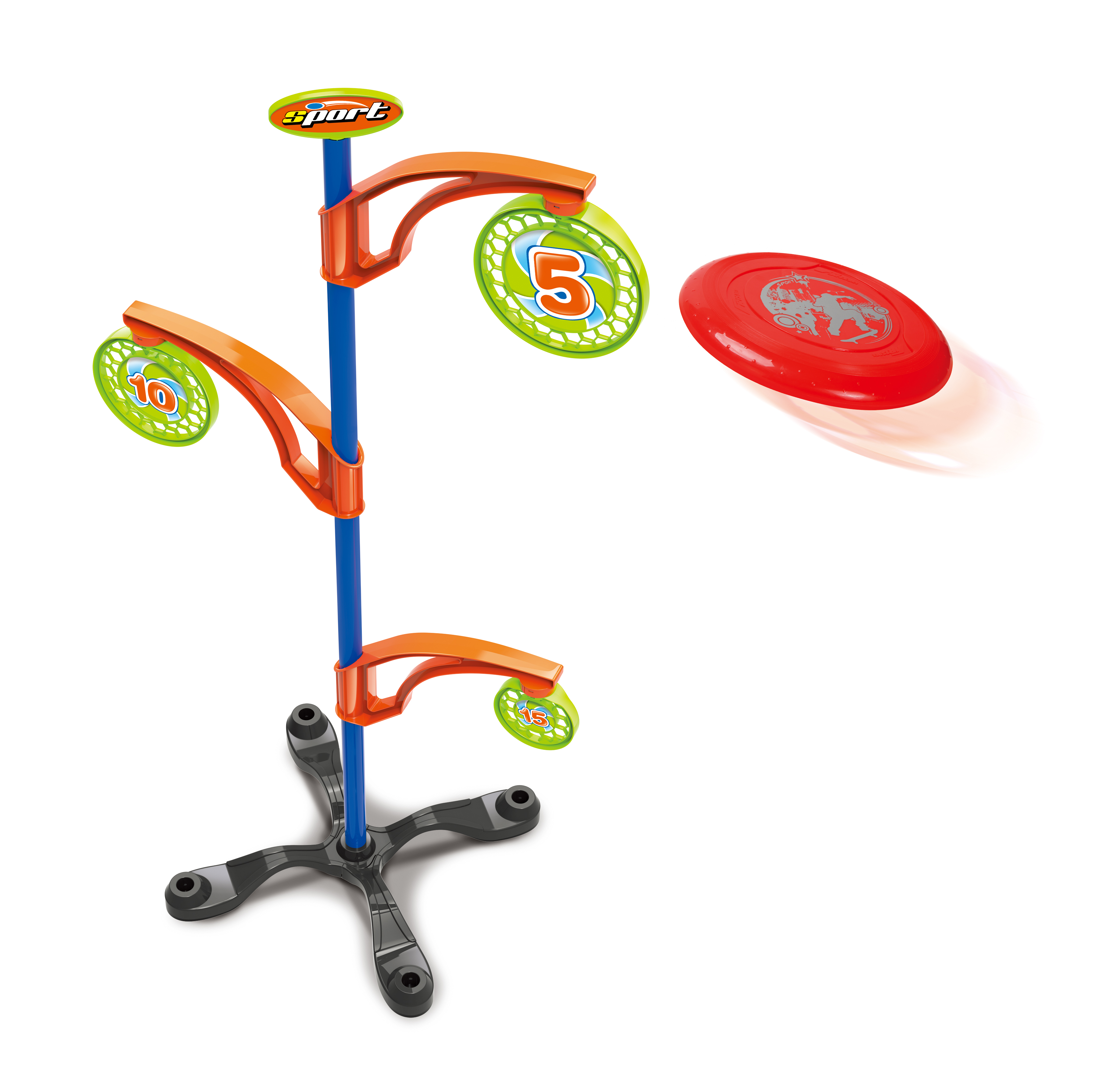 2021 Hot Sale Children Play Game Plastic Round Disk Golf Flying Disc Toy With Target Frame