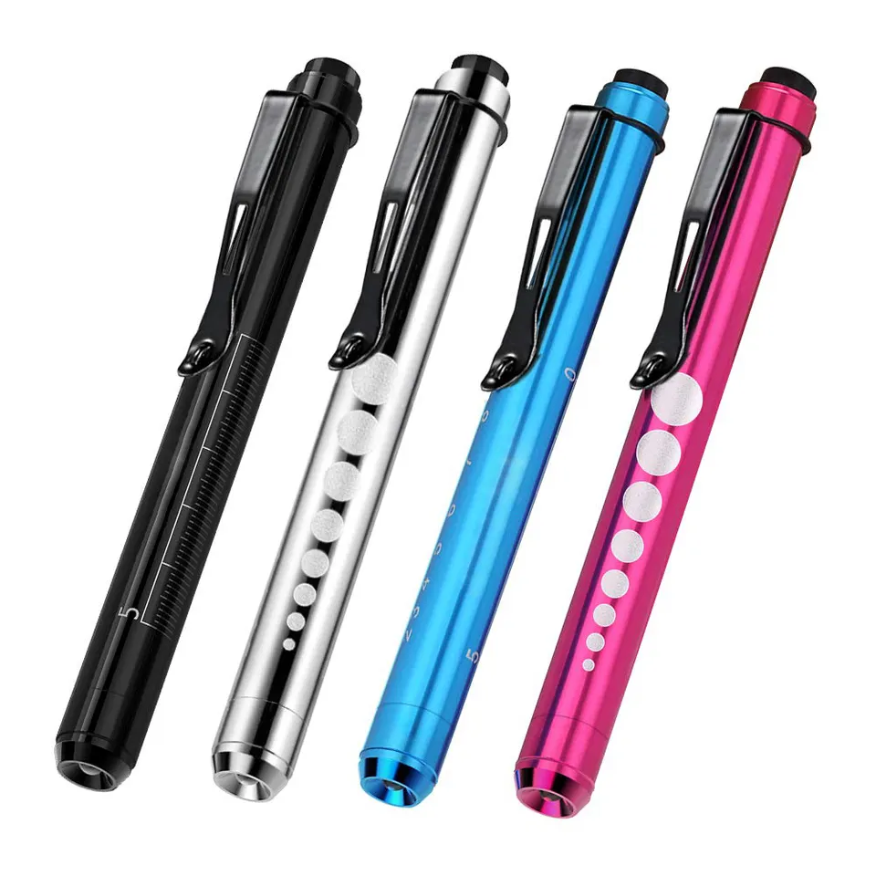 2023 Nursing Pen Light Doctor Torch Customized Led Medical Penlight With Pupil Gauge For Nurse