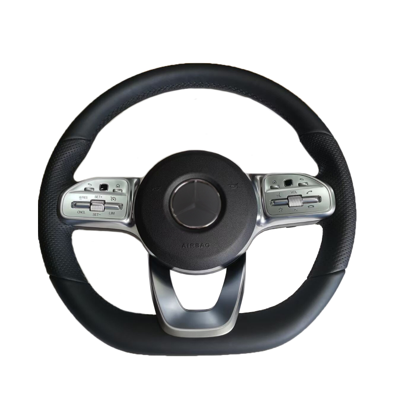 Рулевое колесо с перфорацией, подходит для Mercedes Benz AMG A35, A45, a63, C63, C43, sl63, cla45, g63, кожаный, с передвижными лопастями