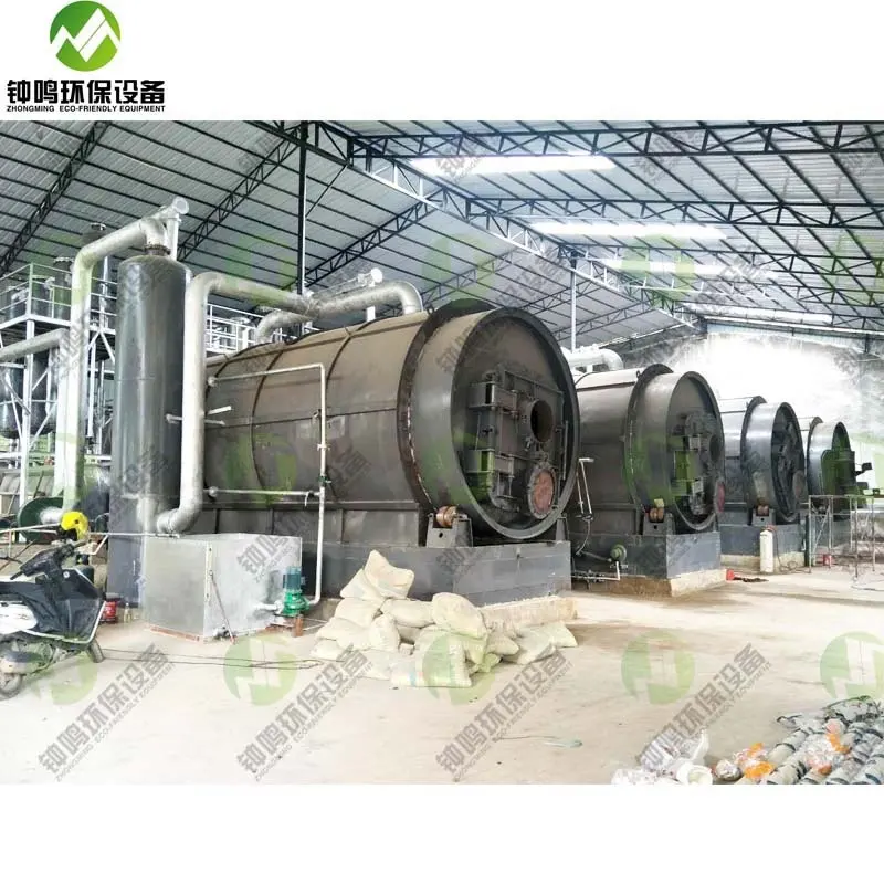 Top Quality Pyrolysis Machine .Recycle Waste Sludge to Oil