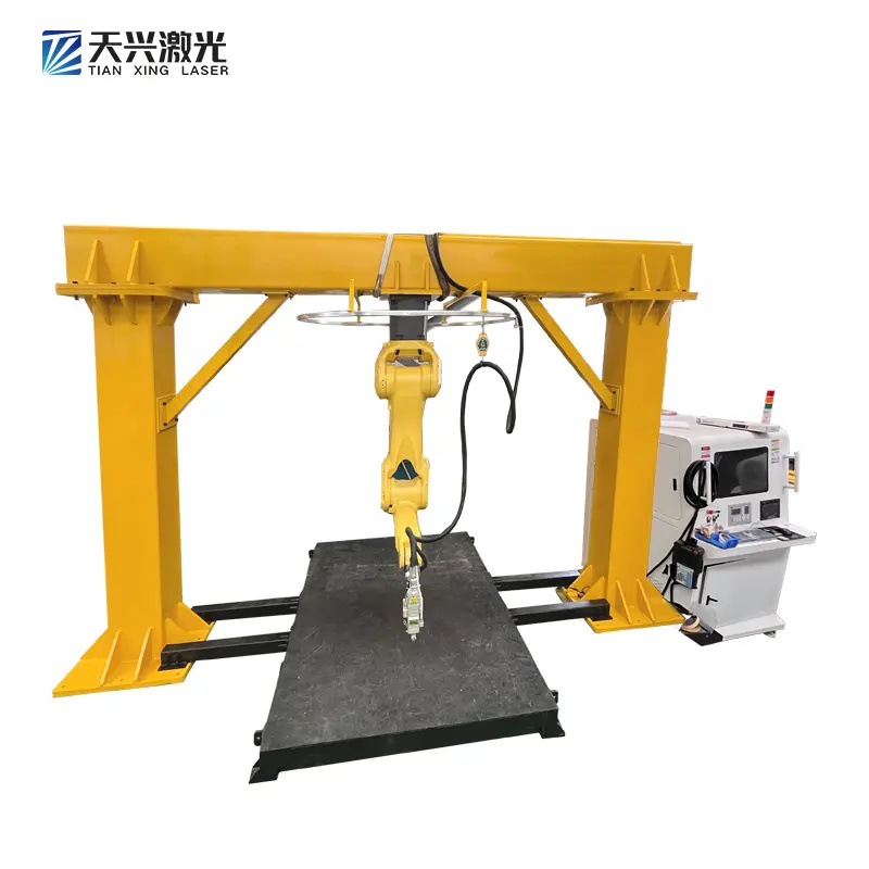 3D robot laser cutting machine workstation high precision sheet metal and other shaped workpiece processing equipment