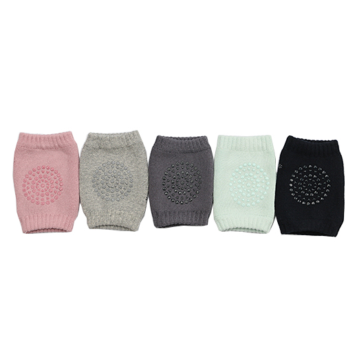 Customized Factory Supply High Quality Knitted Silicon Anti Slip Baby Kids Knee Pads