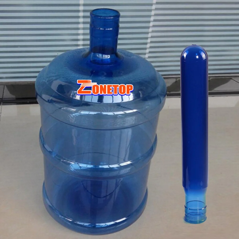 Free Sample 700G 750G 800G 55mm Neck 19 Litre 20 Liter 19L 20L 5Gallon 5 Gallon Plastic PET Water Bottle Preform